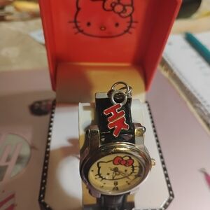 Hello Kitty Black and Red Women's Watch